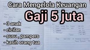 Strategi Mengatur Gaji 5 Juta Biar Tetap Bisa Nabung